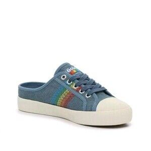 Gola Coaster Rainbow Denim Pride Slip-On Sneaker - Women's Size 7
